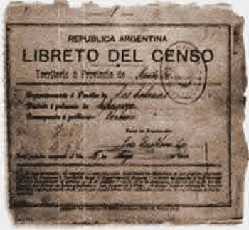 papeleta del Censo